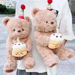 Hat Birthday Bear Plushie (40 cm) - Bear Hugs