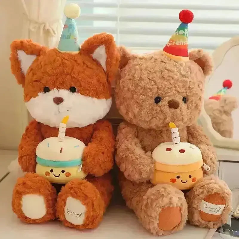 Hat Birthday Bear Plushie (40 cm) - Bear Hugs