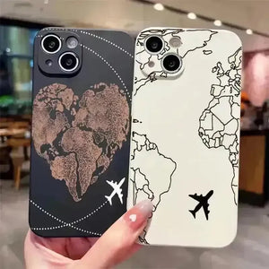 Heart Map Phone Case (For iPhones) - Bear Hugs