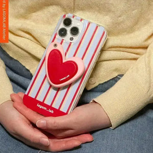 Heart's Reflection Mirror Case (For iPhones) - Bear Hugs