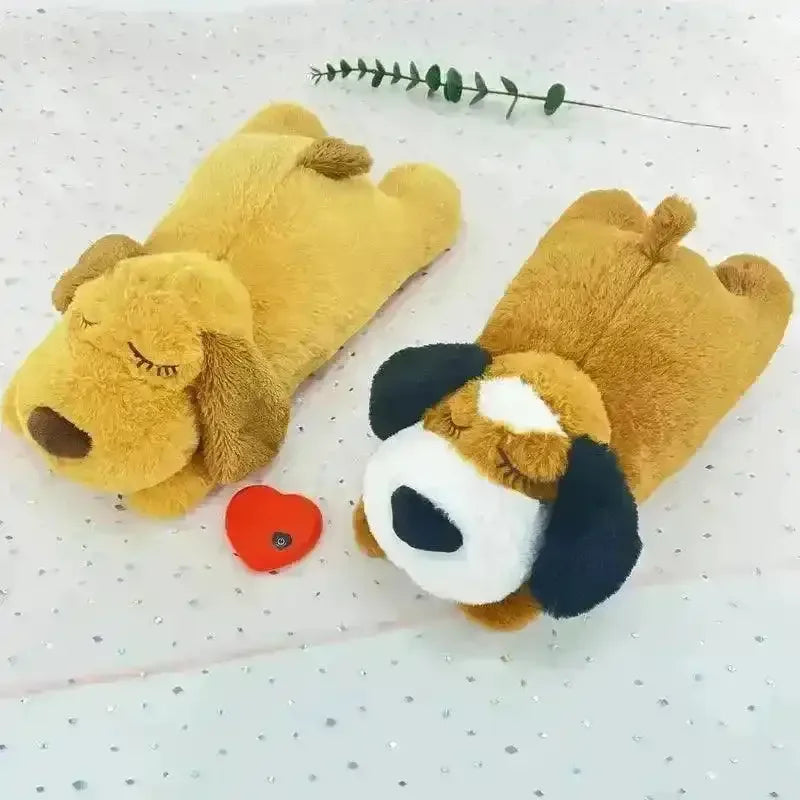 Heartbeat Sounds Bear and Puppy Plushie - Bear Hugs