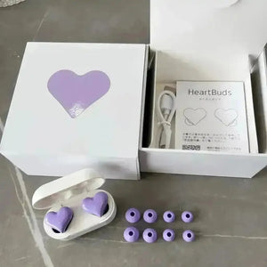 Heartbuds Bluetooth Wireless Heart Shaped Earphones - Bear Hugs
