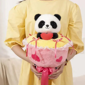 Heartfelt Hugs Capy-Panda Plush Bouquet - Bear Hugs