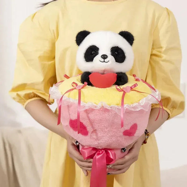 Heartfelt Hugs Capy-Panda Plush Bouquet - Bear Hugs