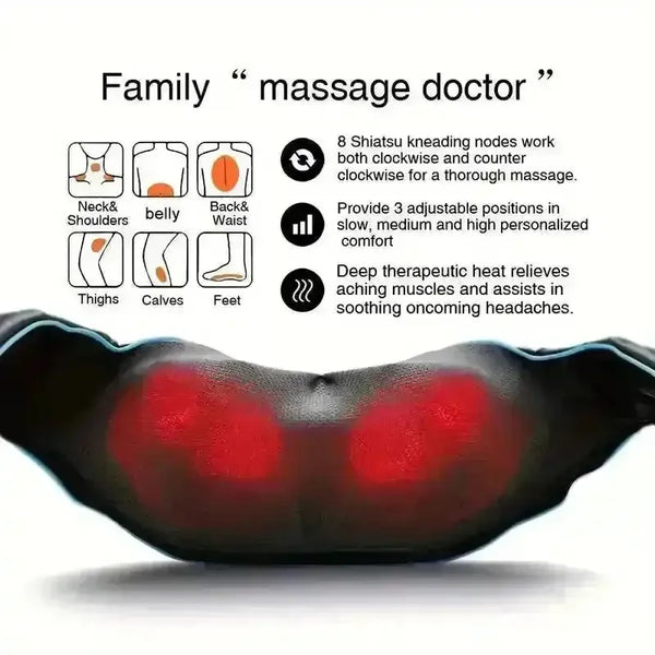 Heat Therapy Neck and Shoulder Massager - Bear Hugs