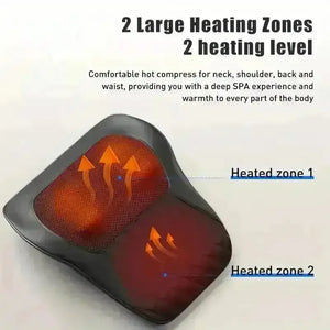 Heated 3D Kneading Massage Pillow - Bear Hugs
