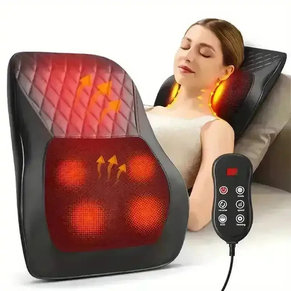 Heated 3D Kneading Massage Pillow - Bear Hugs