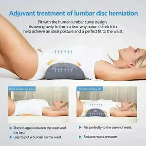 Heated Lumbar Support Pillow - Bear Hugs