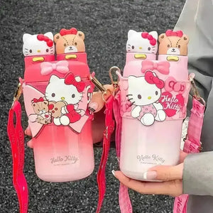 Hello Kitty 2 in 1 Sip & Spout Bottle (550 ml) - Bear Hugs
