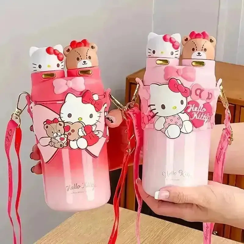 Hello Kitty 2 in 1 Sip & Spout Bottle (550 ml) - Bear Hugs