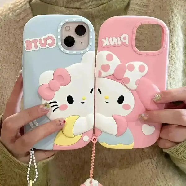 Hello Kitty & My Melody Matching Case (For iPhones) - Bear Hugs