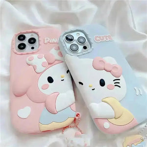 Hello Kitty & My Melody Matching Case (For iPhones) - Bear Hugs
