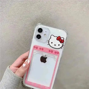 Hello Kitty Card Holder Phone Case - Bear Hugs