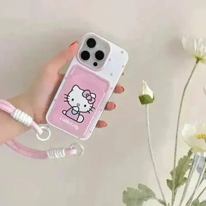 Hello Kitty Card Wallet Phone Case (For iPhones) - Bear Hugs