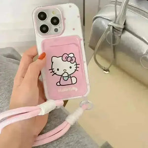 Hello Kitty Card Wallet Phone Case (For iPhones) - Bear Hugs