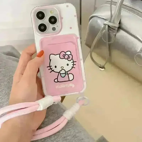 Hello Kitty Card Wallet Phone Case (For iPhones) - Bear Hugs