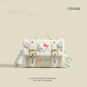 Hello Kitty Faux Fur Luxe Shoulder Bag - Bear Hugs