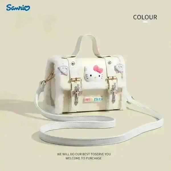 Hello Kitty Faux Fur Luxe Shoulder Bag - Bear Hugs