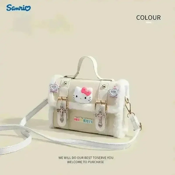 Hello Kitty Faux Fur Luxe Shoulder Bag - Bear Hugs