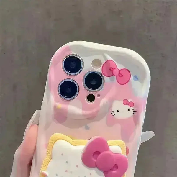 Hello Kitty Grip Tok Cover (For Samsung) - Bear Hugs
