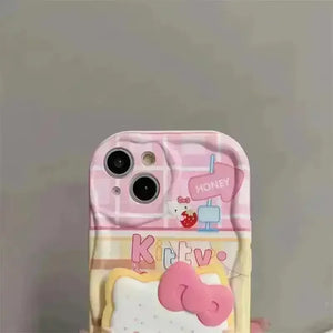Hello Kitty Grip Tok Cover (For Samsung) - Bear Hugs