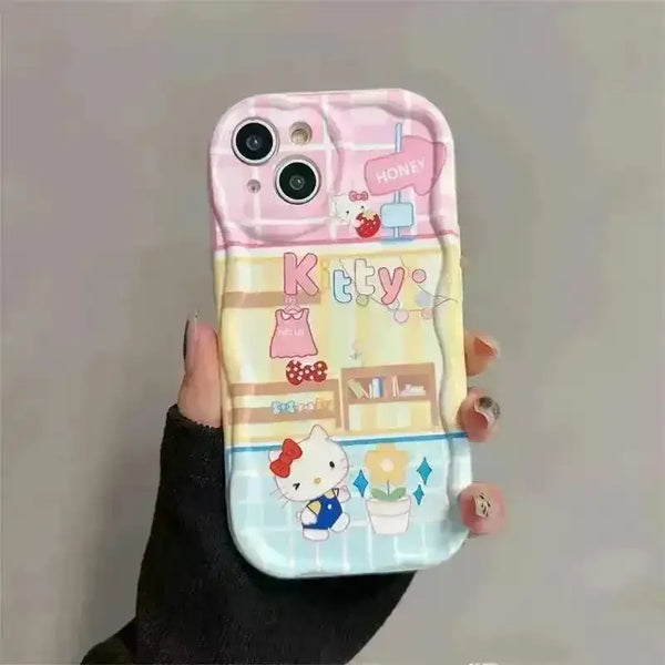 Hello Kitty Grip Tok Stand Phone Case (For iPhones) - Bear Hugs
