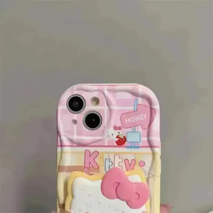 Hello Kitty Grip Tok Stand Phone Case (For iPhones) - Bear Hugs