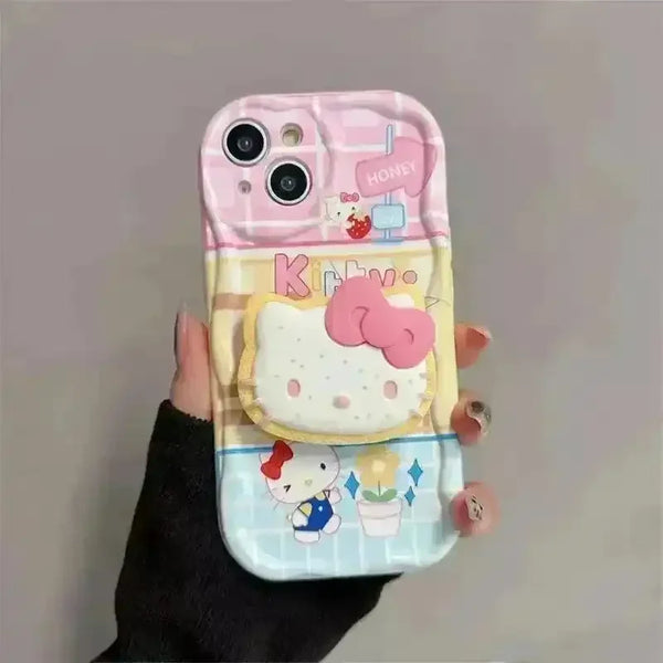 Hello Kitty Grip Tok Stand Phone Case (For iPhones) - Bear Hugs