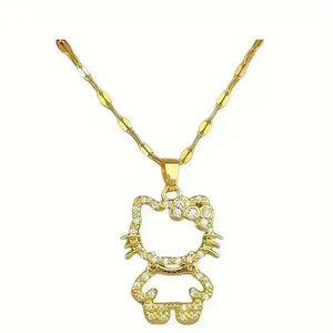 Hello Kitty Hollow Style Necklace - Bear Hugs