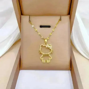 Hello Kitty Hollow Style Necklace - Bear Hugs
