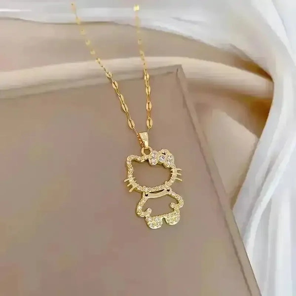 Hello Kitty Hollow Style Necklace - Bear Hugs