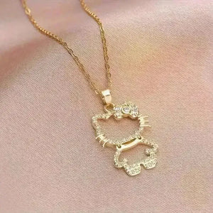 Hello Kitty Hollow Style Necklace - Bear Hugs