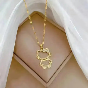 Hello Kitty Hollow Style Necklace - Bear Hugs