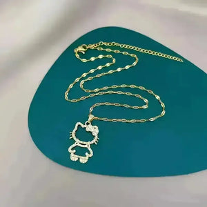 Hello Kitty Hollow Style Necklace - Bear Hugs