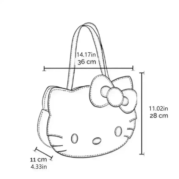 Hello Kitty Leather Finish Bag - Bear Hugs