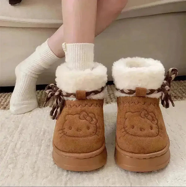Hello Kitty Low-Top Winter Snow Boots - Bear Hugs