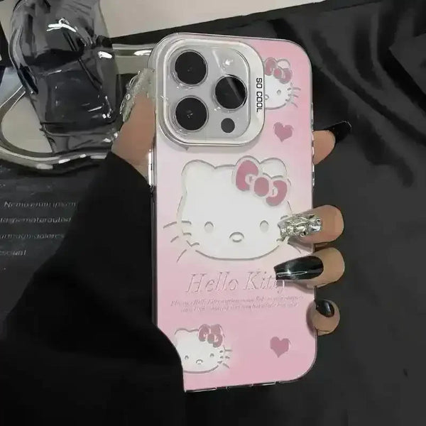 Hello Kitty Minimal Gradient Phone Case (For iPhones) - Bear Hugs