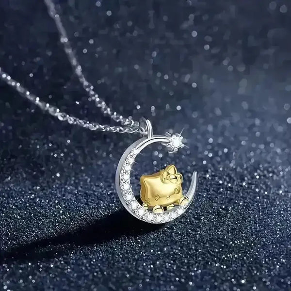 Hello Kitty Moon and Star Pendant - Bear Hugs