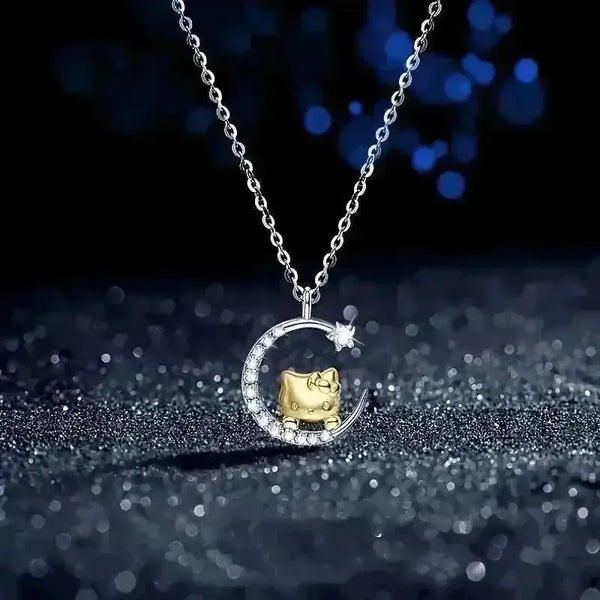 Hello Kitty Moon and Star Pendant - Bear Hugs