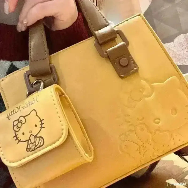 Hello Kitty Mustard Handbag - Bear Hugs