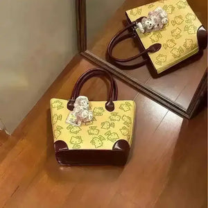 Hello Kitty Mustard Tote Bag - Bear Hugs