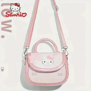 Hello Kitty Pink and White Saddle Bag - Bear Hugs