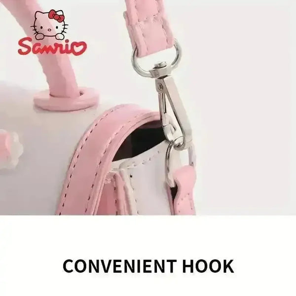 Hello Kitty Pink and White Saddle Bag - Bear Hugs