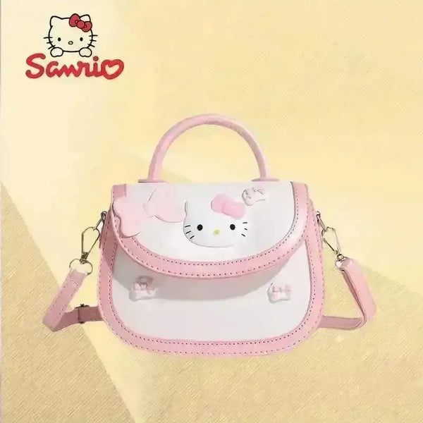 Hello Kitty Pink and White Saddle Bag - Bear Hugs