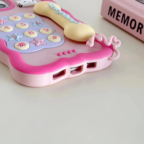 Hello Kitty Retro Ring Case (For iPhones) - Bear Hugs