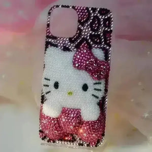 Hello Kitty Rhinestone Bling Phone Case (For iPhones) - Bear Hugs