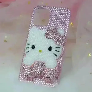 Hello Kitty Rhinestone Bling Phone Case (For iPhones) - Bear Hugs