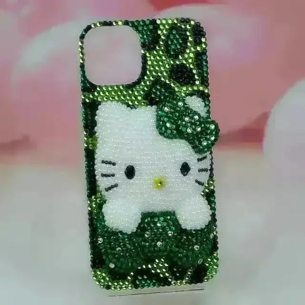 Hello Kitty Rhinestone Bling Phone Case (For iPhones) - Bear Hugs