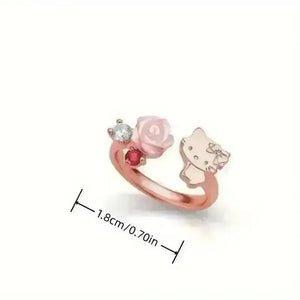 Hello Kitty Rose Ring - Bear Hugs