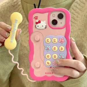 Hello Kitty Telephone Case (For iPhones) - Bear Hugs